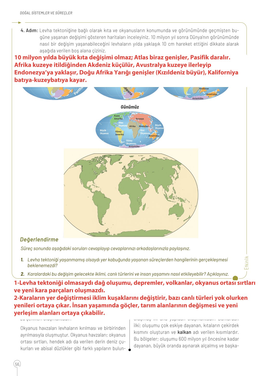10. Sınıf Meb Yayınları Coğrafya Ders Kitabı Sayfa 56 Cevapları 10. Sınıf Meb Yayınları Coğrafya Ders Kitabı Sayfa 56 Cevapları