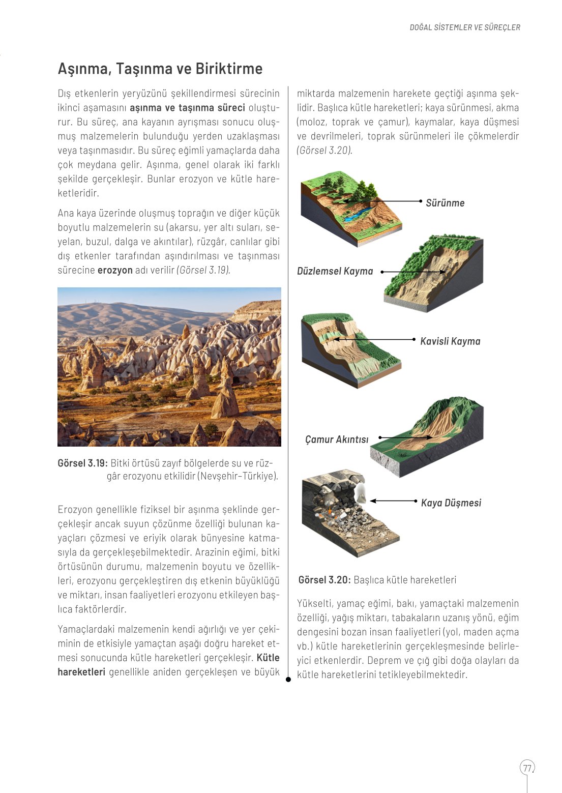 10. Sınıf Meb Yayınları Coğrafya Ders Kitabı Sayfa 77 Cevapları