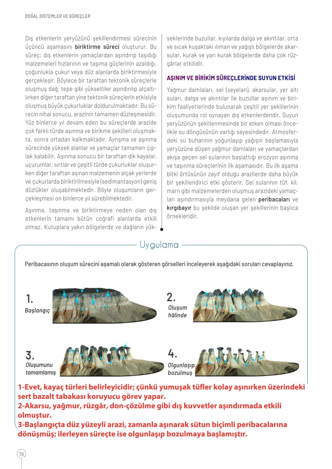 10. Sınıf Meb Yayınları Coğrafya Ders Kitabı Sayfa 78 Cevapları