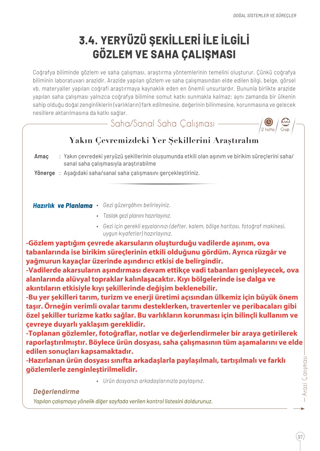 10. Sınıf Meb Yayınları Coğrafya Ders Kitabı Sayfa 97 Cevapları 10. Sınıf Meb Yayınları Coğrafya Ders Kitabı Sayfa 97 Cevapları