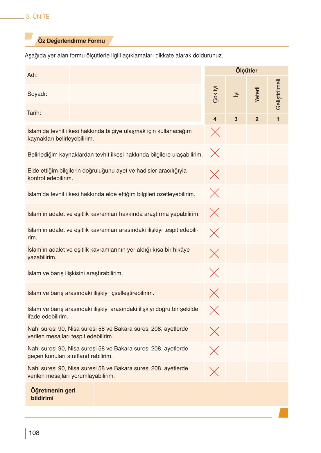 10. Sınıf Meb Yayınları Din Kültürü Ve Ahlak Bilgisi Ders Kitabı Sayfa 108 Cevapları 10. Sınıf Meb Yayınları Din Kültürü Ve Ahlak Bilgisi Ders Kitabı Sayfa 108 Cevapları