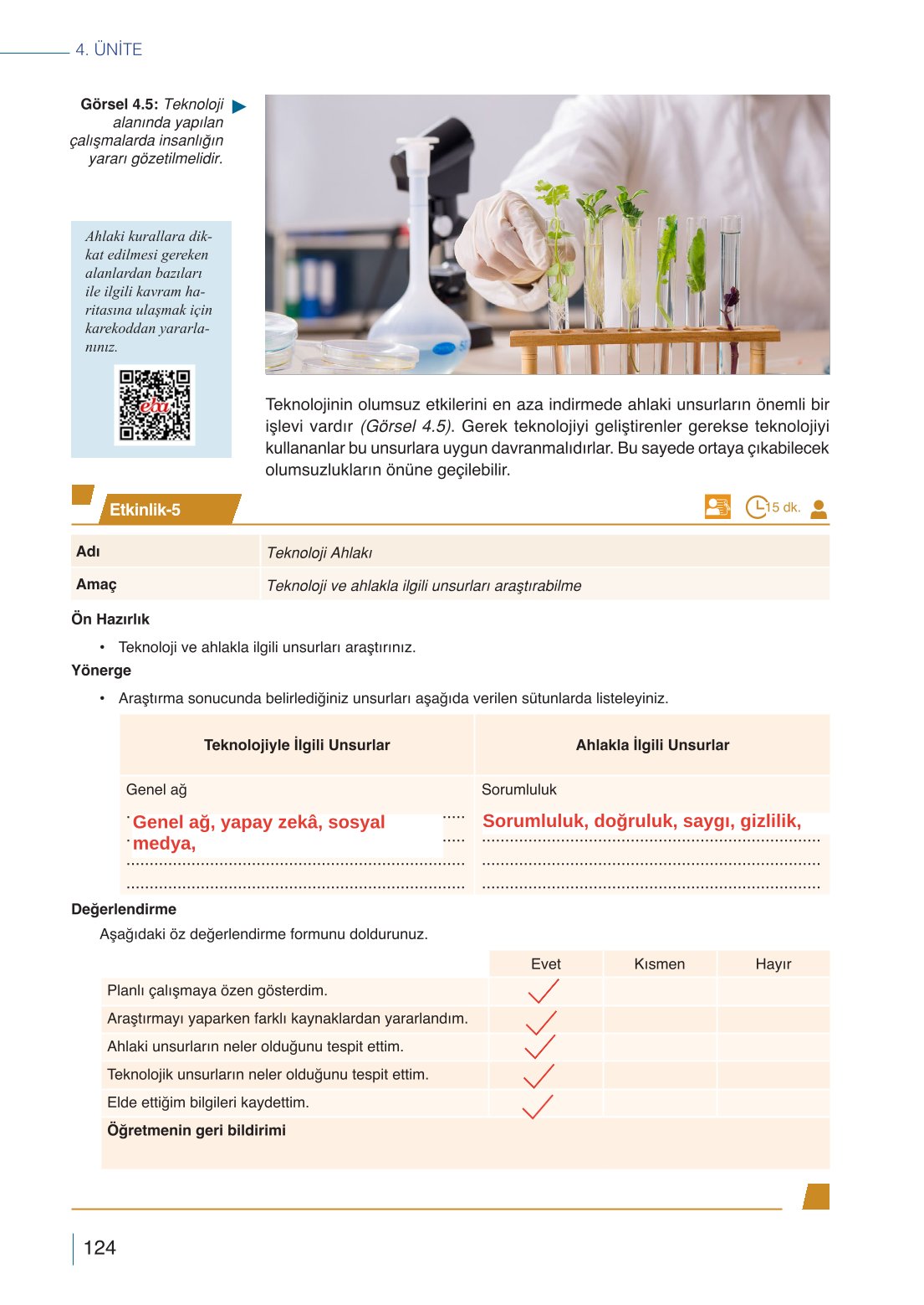 10. Sınıf Meb Yayınları Din Kültürü Ve Ahlak Bilgisi Ders Kitabı Sayfa 124 Cevapları 10. Sınıf Meb Yayınları Din Kültürü Ve Ahlak Bilgisi Ders Kitabı Sayfa 124 Cevapları