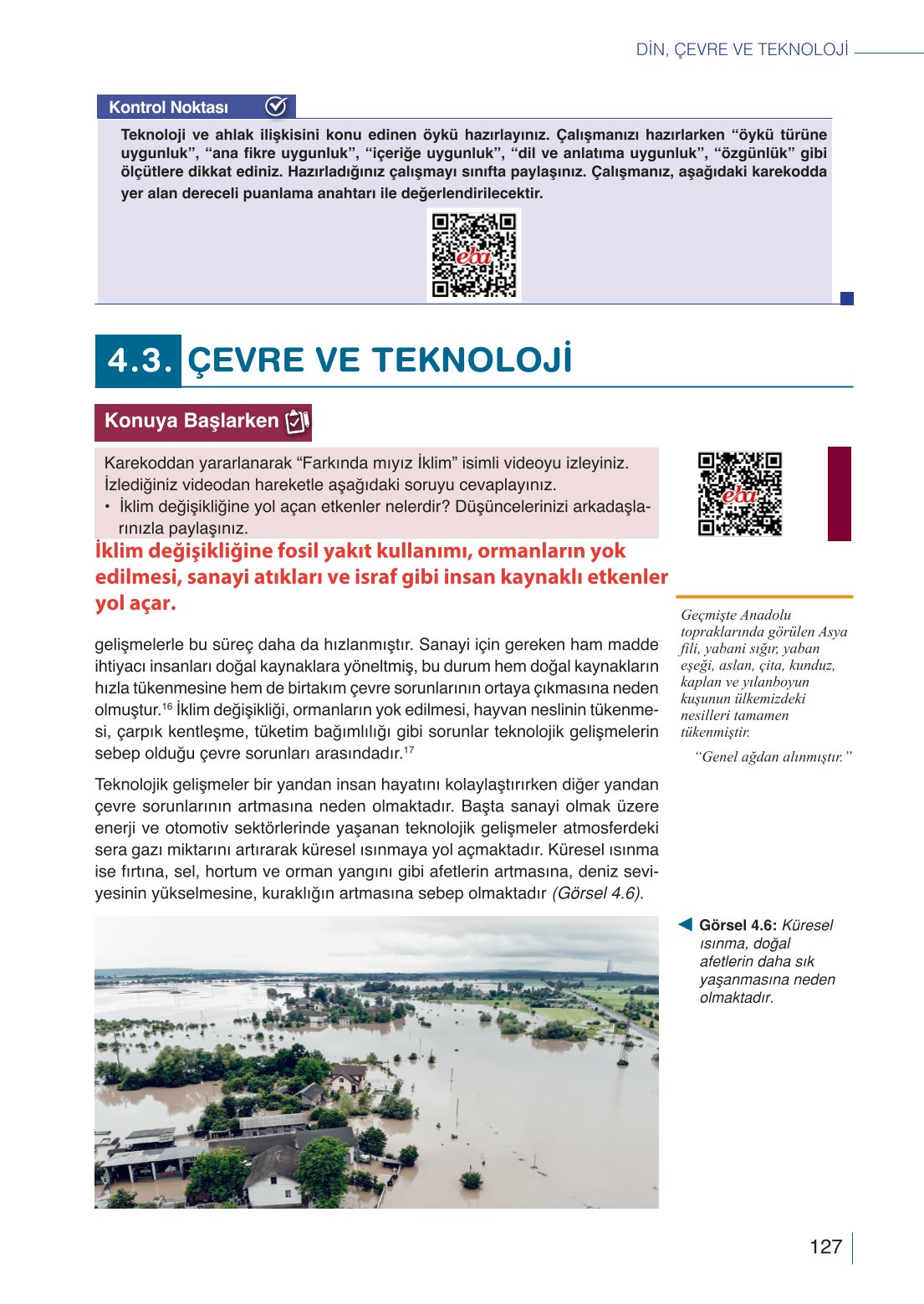 10. Sınıf Meb Yayınları Din Kültürü Ve Ahlak Bilgisi Ders Kitabı Sayfa 127 Cevapları