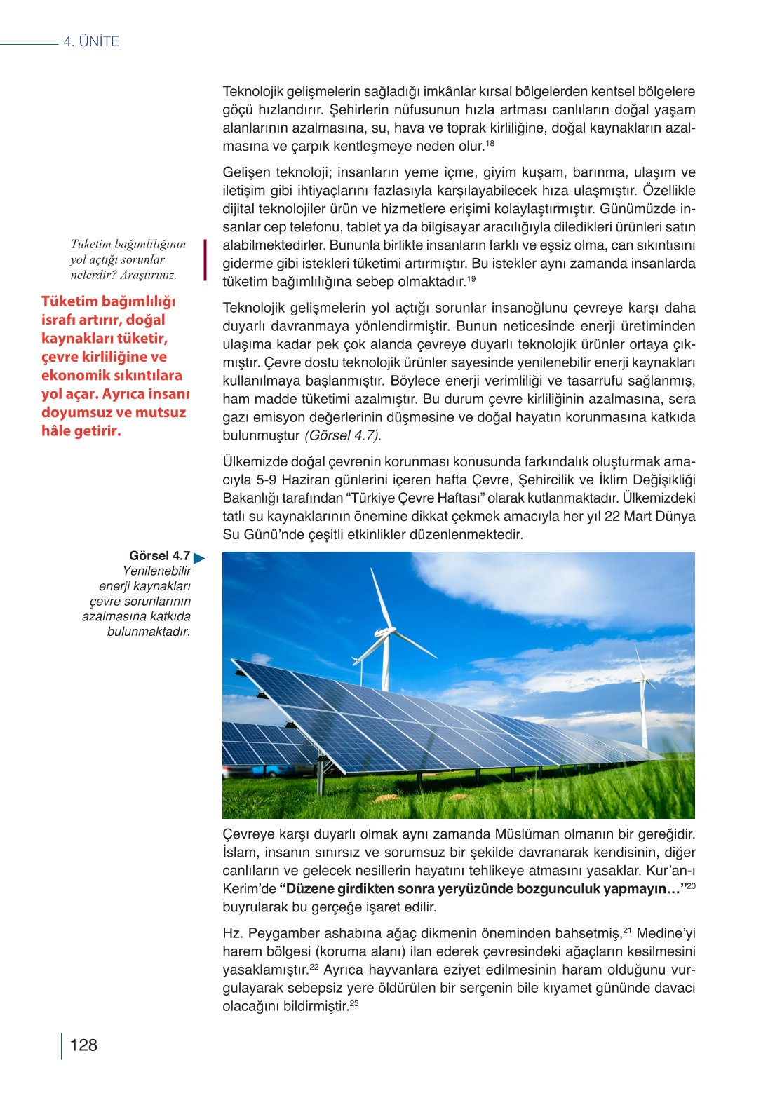 10. Sınıf Meb Yayınları Din Kültürü Ve Ahlak Bilgisi Ders Kitabı Sayfa 128 Cevapları