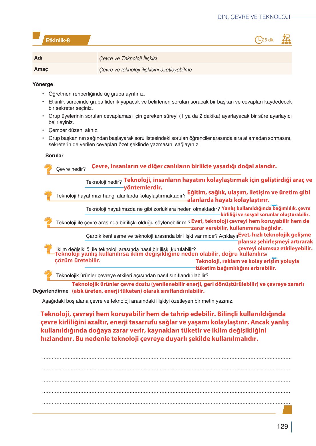 10. Sınıf Meb Yayınları Din Kültürü Ve Ahlak Bilgisi Ders Kitabı Sayfa 129 Cevapları 10. Sınıf Meb Yayınları Din Kültürü Ve Ahlak Bilgisi Ders Kitabı Sayfa 129 Cevapları