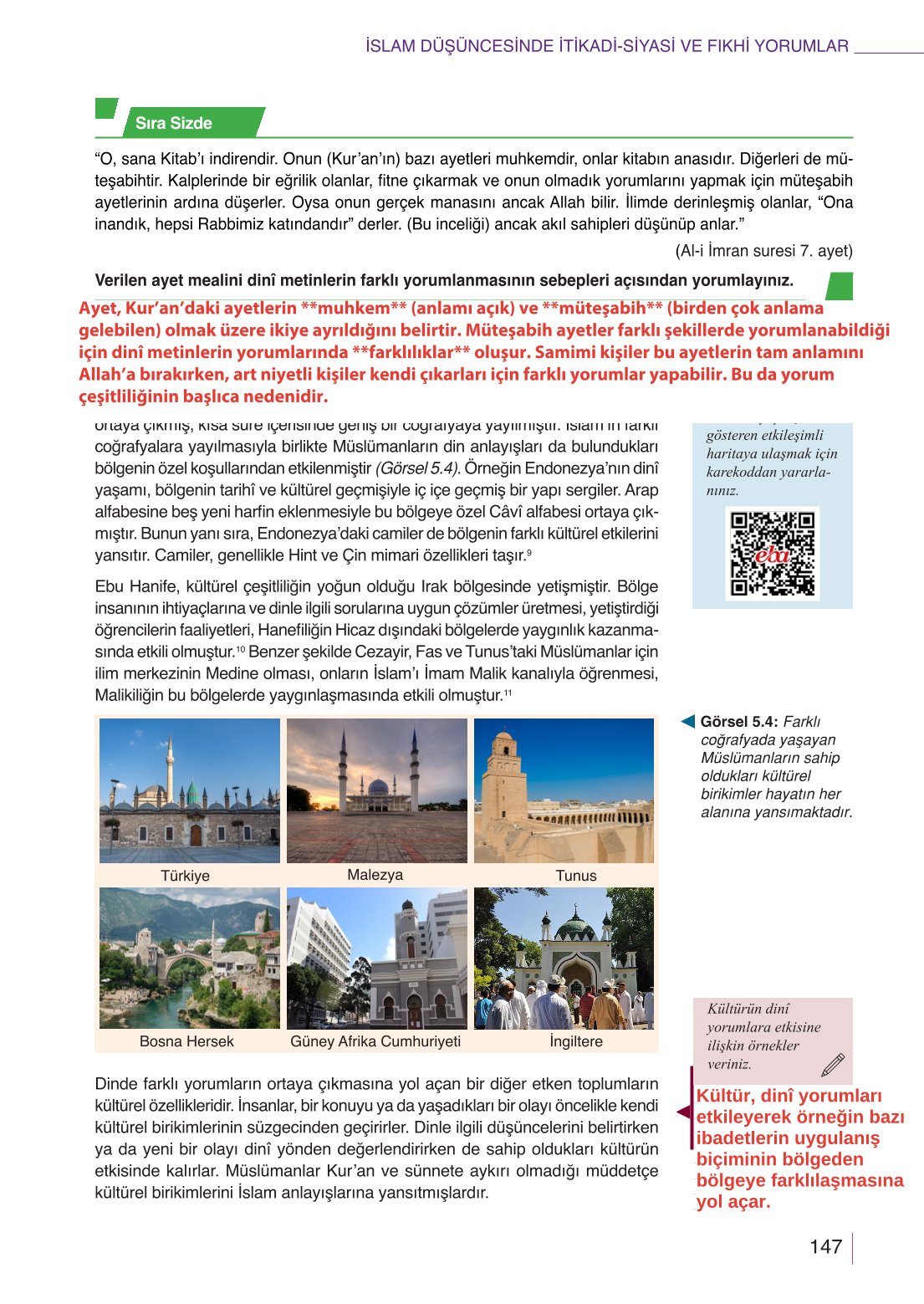 10. Sınıf Meb Yayınları Din Kültürü Ve Ahlak Bilgisi Ders Kitabı Sayfa 147 Cevapları 10. Sınıf Meb Yayınları Din Kültürü Ve Ahlak Bilgisi Ders Kitabı Sayfa 147 Cevapları