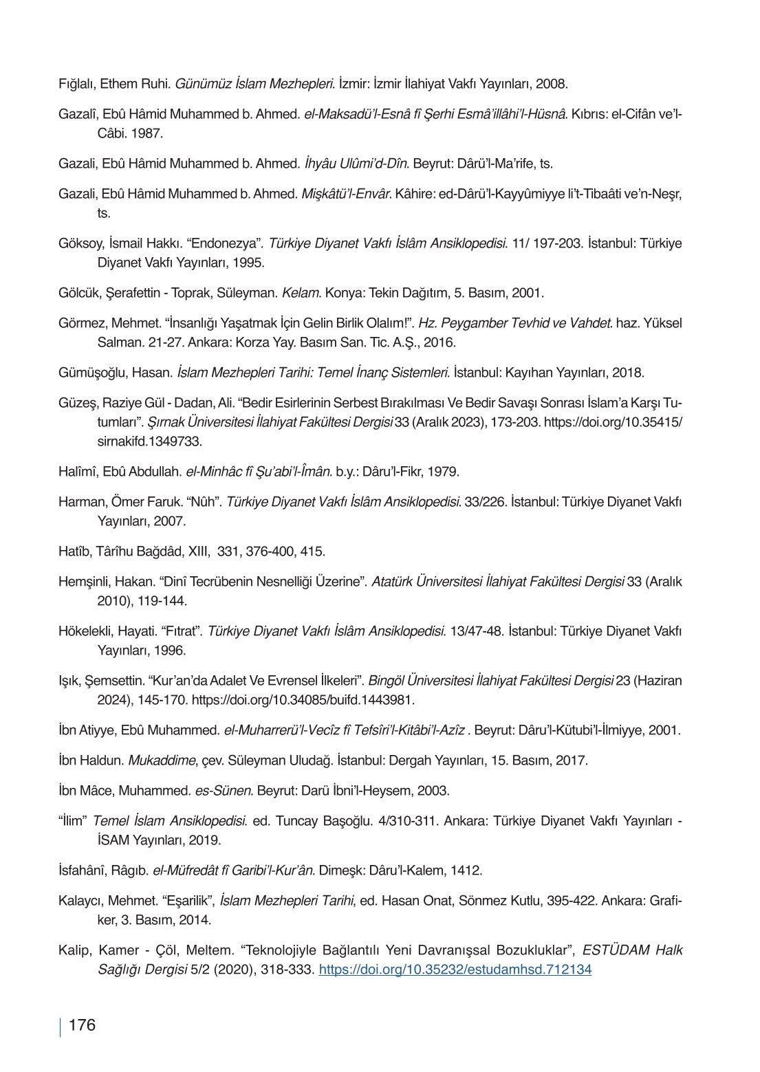 10. Sınıf Meb Yayınları Din Kültürü Ve Ahlak Bilgisi Ders Kitabı Sayfa 176 Cevapları 10. Sınıf Meb Yayınları Din Kültürü Ve Ahlak Bilgisi Ders Kitabı Sayfa 176 Cevapları
