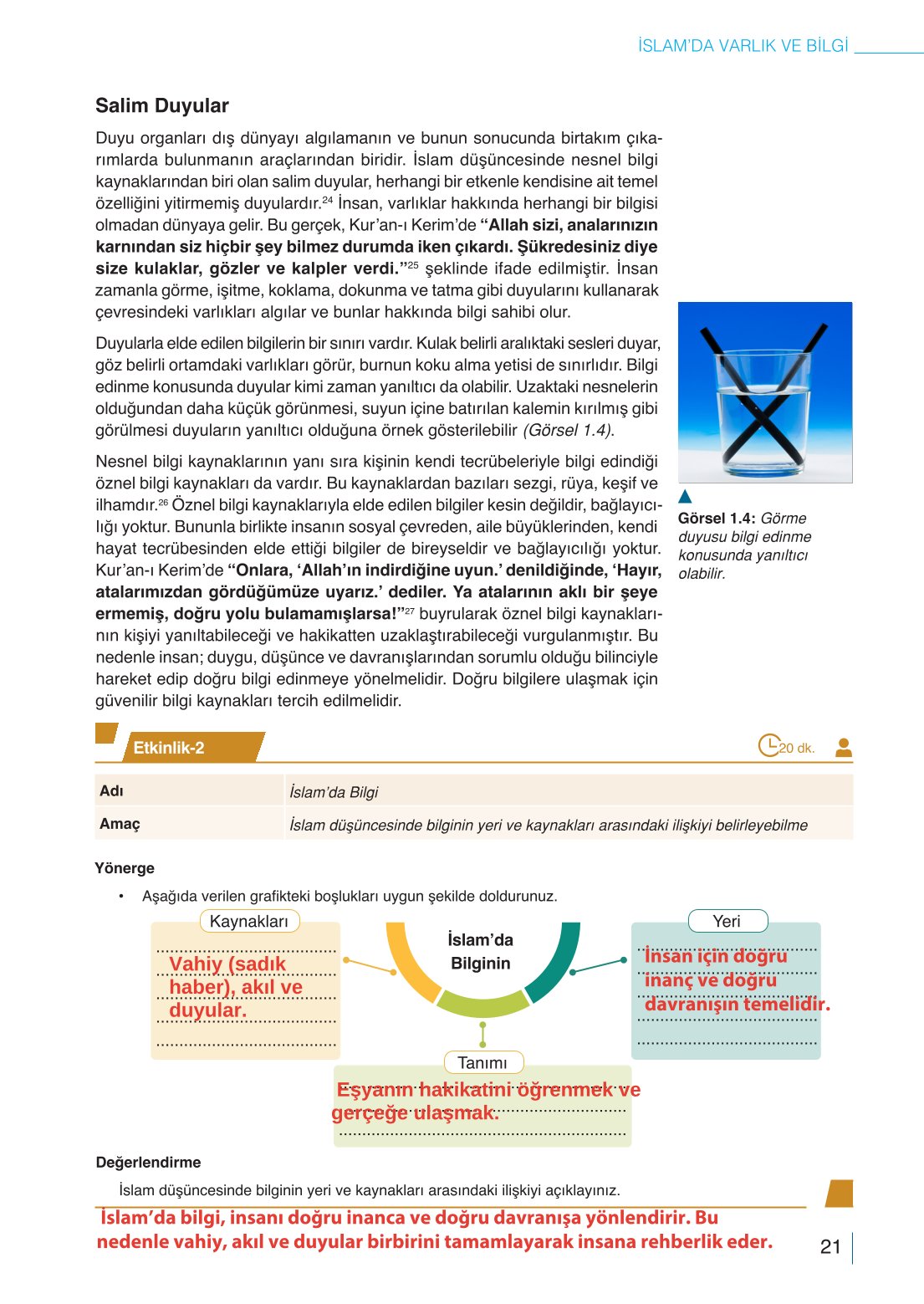 10. Sınıf Meb Yayınları Din Kültürü Ve Ahlak Bilgisi Ders Kitabı Sayfa 21 Cevapları 10. Sınıf Meb Yayınları Din Kültürü Ve Ahlak Bilgisi Ders Kitabı Sayfa 21 Cevapları