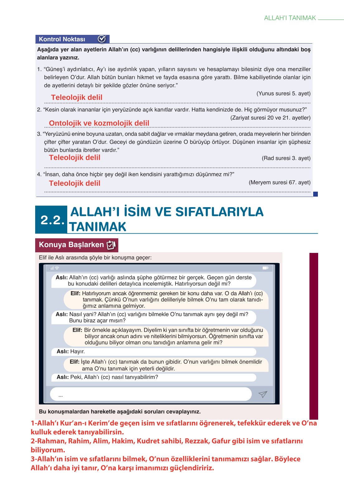 10. Sınıf Meb Yayınları Din Kültürü Ve Ahlak Bilgisi Ders Kitabı Sayfa 57 Cevapları