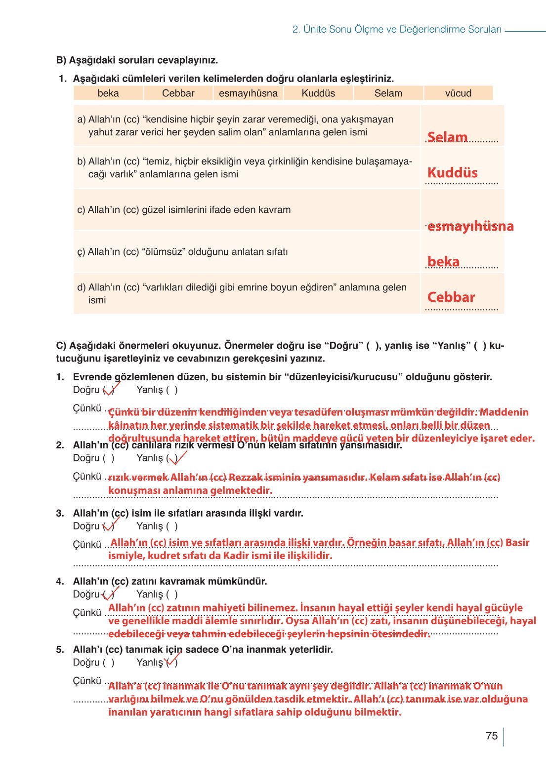 10. Sınıf Meb Yayınları Din Kültürü Ve Ahlak Bilgisi Ders Kitabı Sayfa 75 Cevapları 10. Sınıf Meb Yayınları Din Kültürü Ve Ahlak Bilgisi Ders Kitabı Sayfa 75 Cevapları