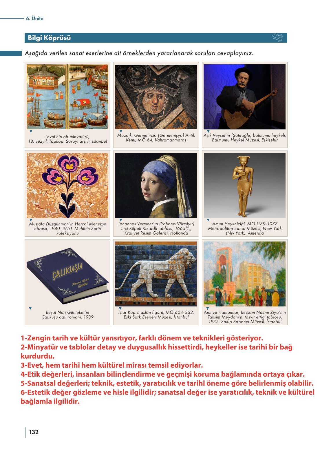 10. Sınıf Meb Yayınları Felsefe Ders Kitabı Sayfa 132 Cevapları