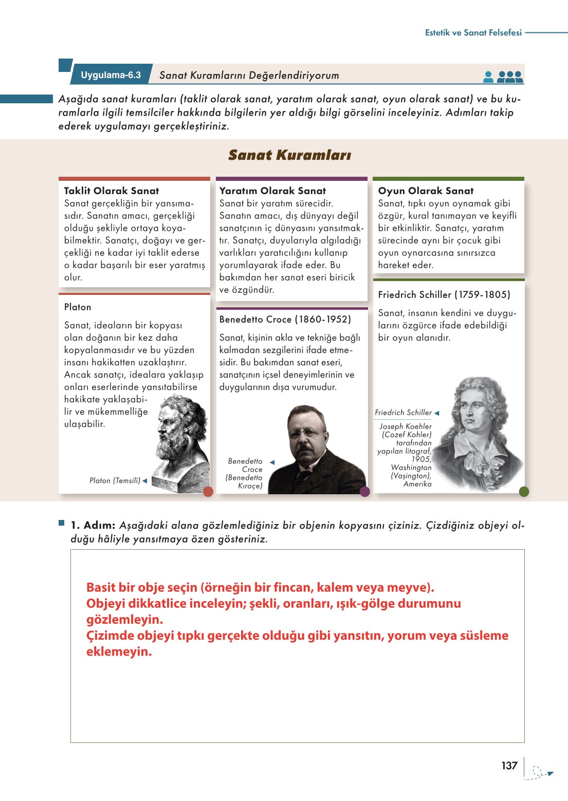 10. Sınıf Meb Yayınları Felsefe Ders Kitabı Sayfa 137 Cevapları