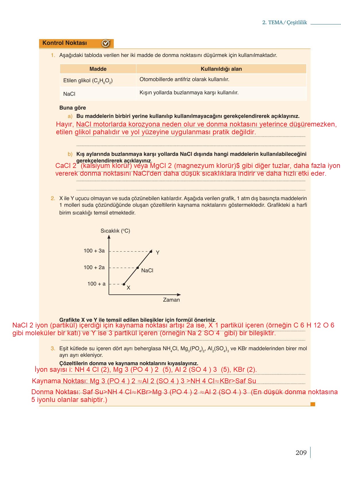 10. Sınıf Meb Yayınları Kimya Ders Kitabı Sayfa 209 Cevapları 10. Sınıf Meb Yayınları Kimya Ders Kitabı Sayfa 209 Cevapları