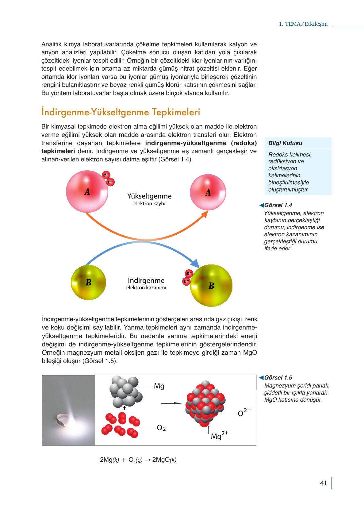 10. Sınıf Meb Yayınları Kimya Ders Kitabı Sayfa 41 Cevapları 10. Sınıf Meb Yayınları Kimya Ders Kitabı Sayfa 41 Cevapları