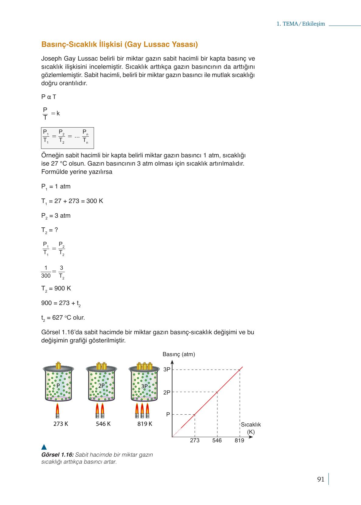 10. Sınıf Meb Yayınları Kimya Ders Kitabı Sayfa 91 Cevapları 10. Sınıf Meb Yayınları Kimya Ders Kitabı Sayfa 91 Cevapları