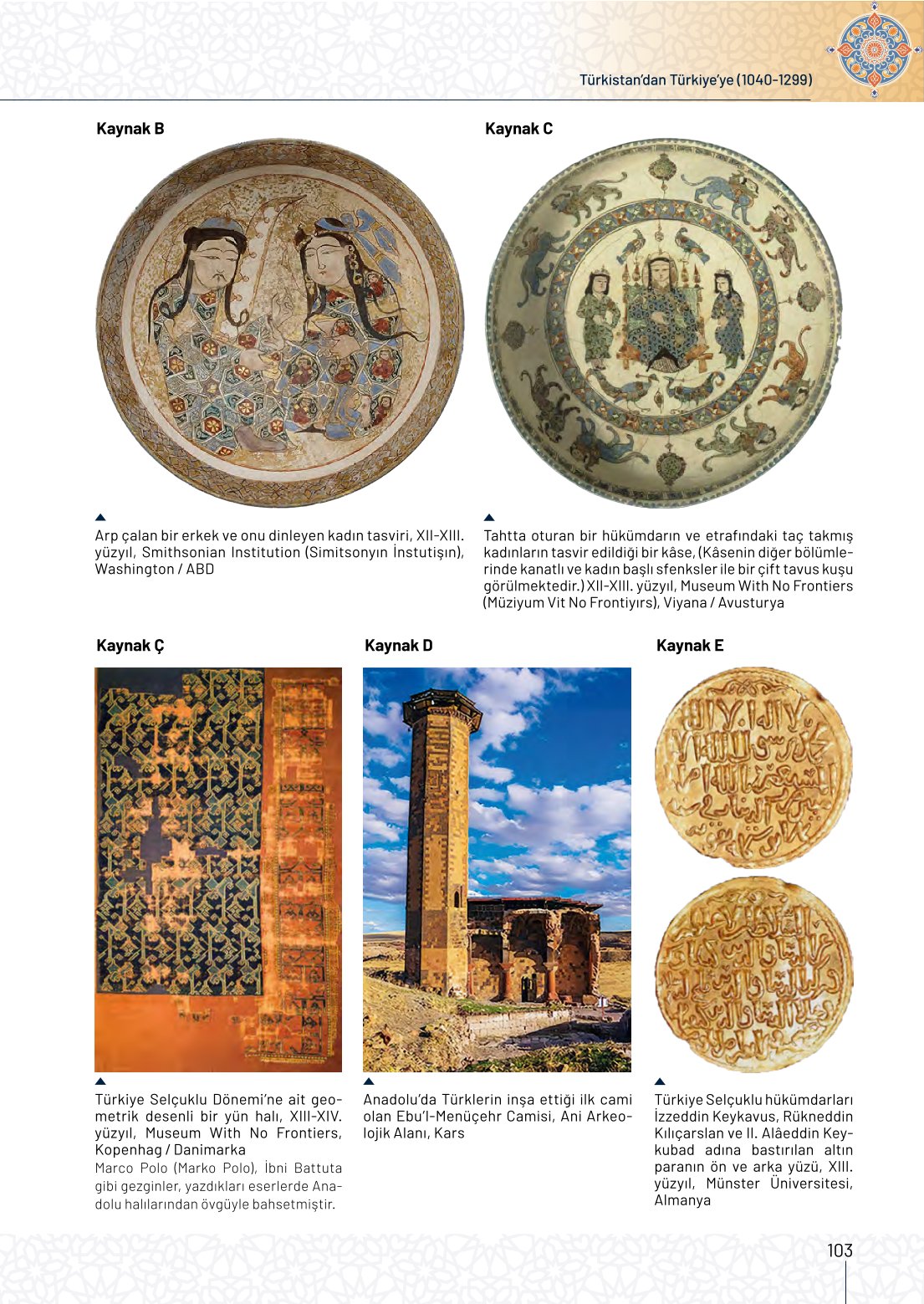 10. Sınıf Meb Yayınları Tarih Ders Kitabı Sayfa 103 Cevapları 10. Sınıf Meb Yayınları Tarih Ders Kitabı Sayfa 103 Cevapları