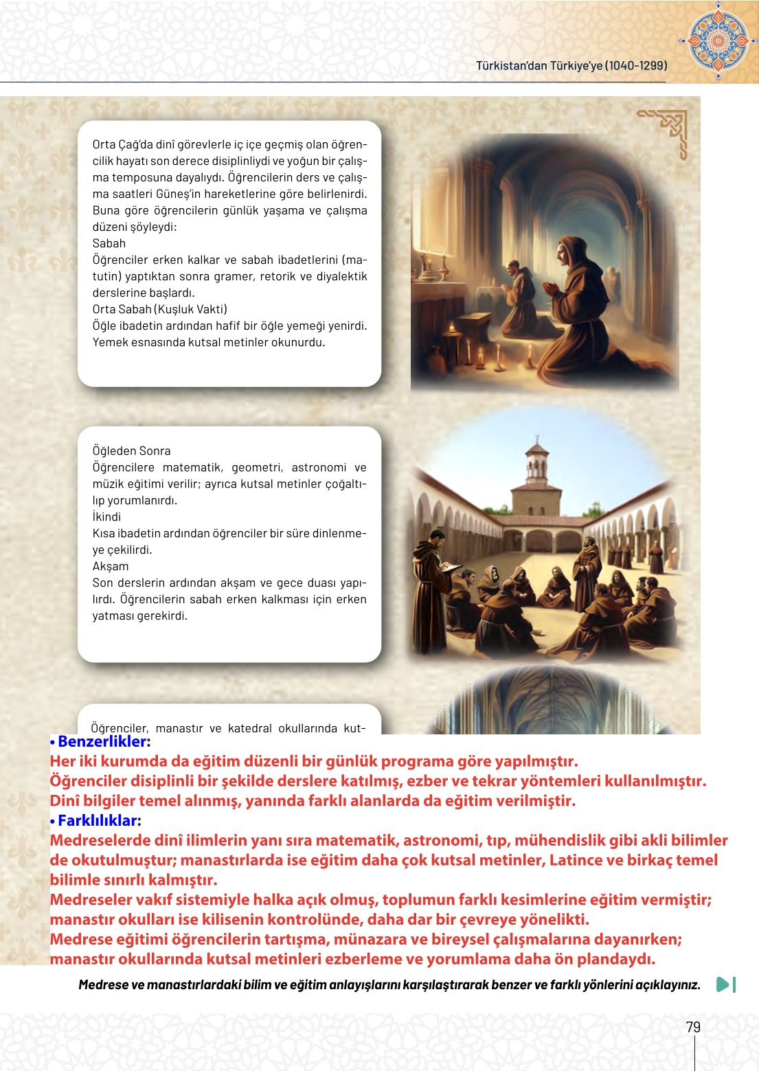 10. Sınıf Meb Yayınları Tarih Ders Kitabı Sayfa 79 Cevapları 10. Sınıf Meb Yayınları Tarih Ders Kitabı Sayfa 79 Cevapları