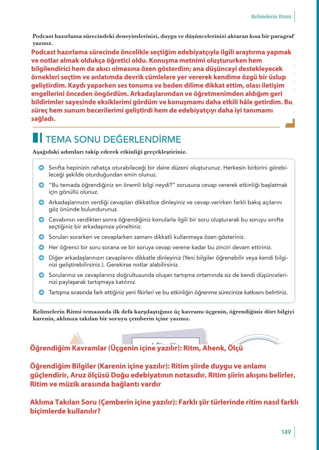 10. Sınıf Meb Yayınları Türk Dili Ve Edebiyatı Ders Kitabı Sayfa 149 Cevapları 10. Sınıf Meb Yayınları Türk Dili Ve Edebiyatı Ders Kitabı Sayfa 149 Cevapları