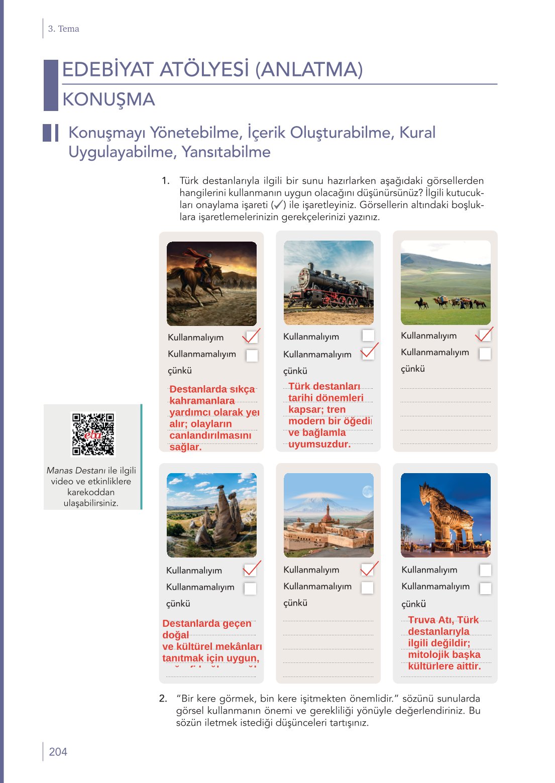 10. Sınıf Meb Yayınları Türk Dili Ve Edebiyatı Ders Kitabı Sayfa 204 Cevapları 10. Sınıf Meb Yayınları Türk Dili Ve Edebiyatı Ders Kitabı Sayfa 204 Cevapları