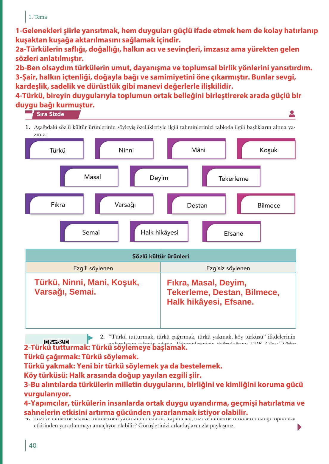 10. Sınıf Meb Yayınları Türk Dili Ve Edebiyatı Ders Kitabı Sayfa 40 Cevapları 10. Sınıf Meb Yayınları Türk Dili Ve Edebiyatı Ders Kitabı Sayfa 40 Cevapları