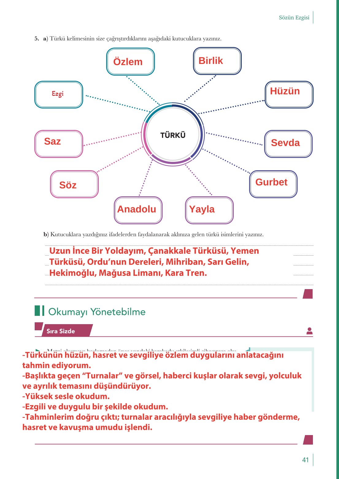 10. Sınıf Meb Yayınları Türk Dili Ve Edebiyatı Ders Kitabı Sayfa 41 Cevapları 10. Sınıf Meb Yayınları Türk Dili Ve Edebiyatı Ders Kitabı Sayfa 41 Cevapları