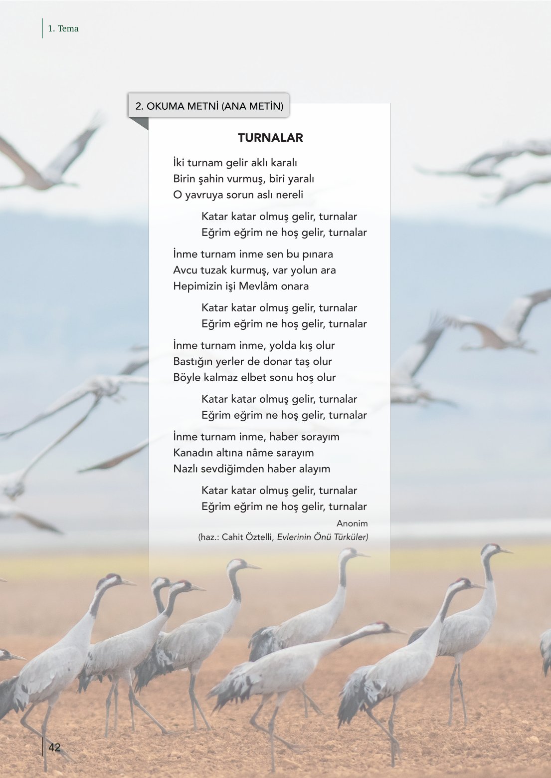 10. Sınıf Meb Yayınları Türk Dili Ve Edebiyatı Ders Kitabı Sayfa 42 Cevapları