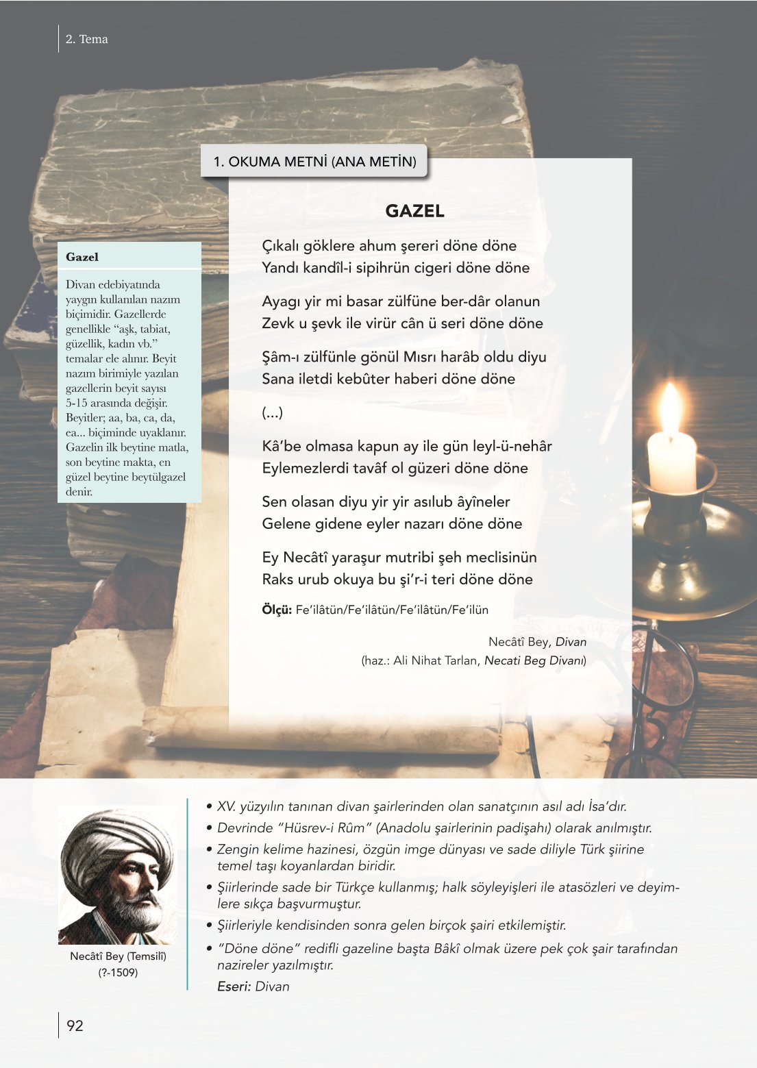 10. Sınıf Meb Yayınları Türk Dili Ve Edebiyatı Ders Kitabı Sayfa 92 Cevapları