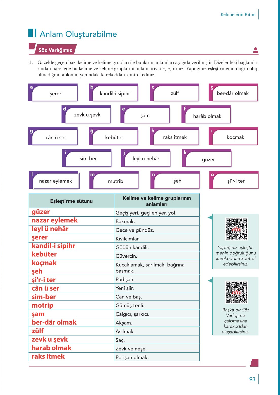 10. Sınıf Meb Yayınları Türk Dili Ve Edebiyatı Ders Kitabı Sayfa 93 Cevapları 10. Sınıf Meb Yayınları Türk Dili Ve Edebiyatı Ders Kitabı Sayfa 93 Cevapları
