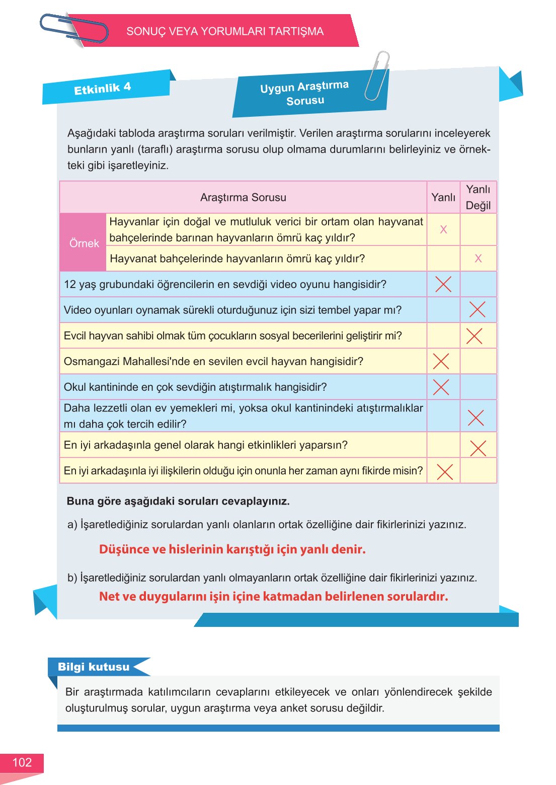 6. Sınıf Meb Yayınları Matematik Ders Kitabı Sayfa 102 Cevapları