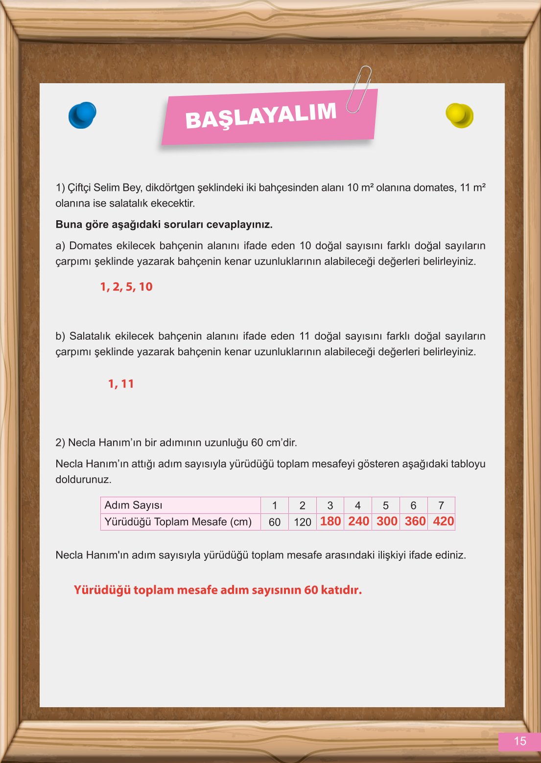 6. Sınıf Meb Yayınları Matematik Ders Kitabı Sayfa 15 Cevapları