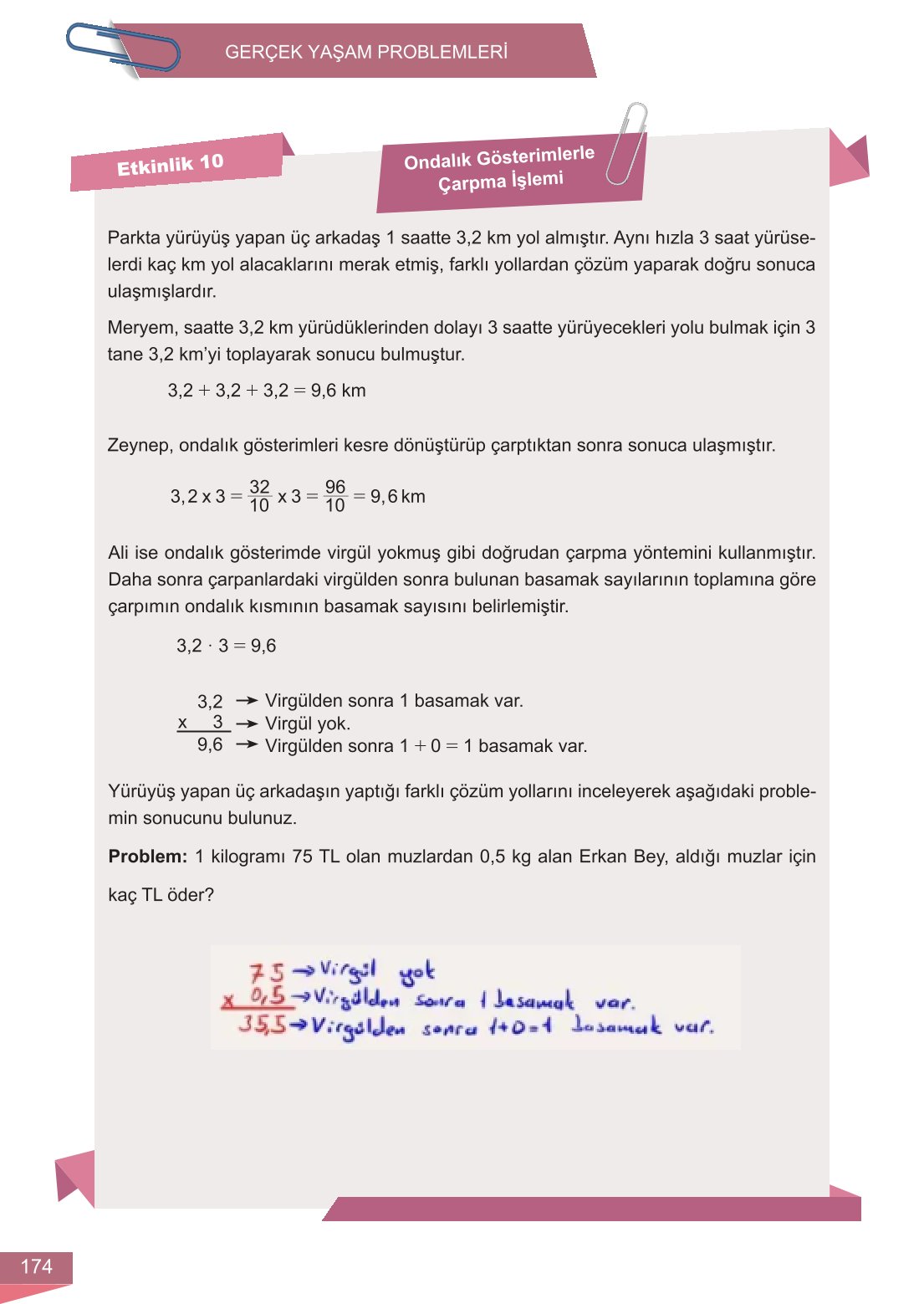 6. Sınıf Meb Yayınları Matematik Ders Kitabı Sayfa 174 Cevapları