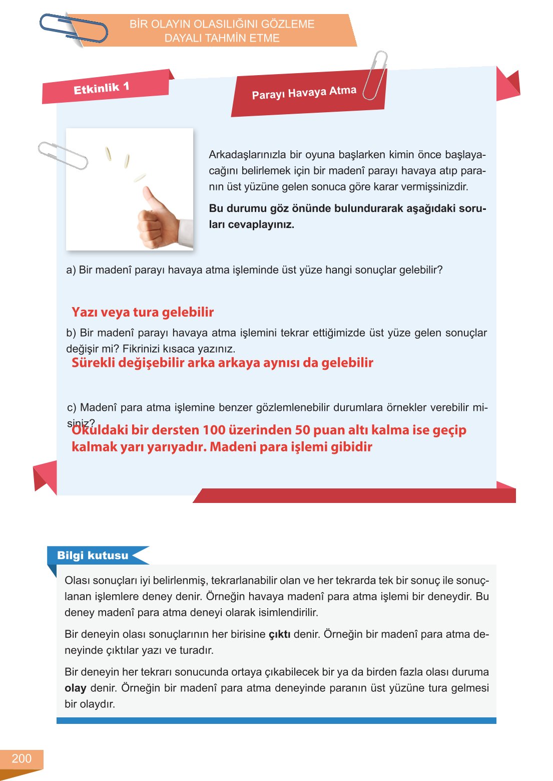 6. Sınıf Meb Yayınları Matematik Ders Kitabı Sayfa 200 Cevapları 6. Sınıf Meb Yayınları Matematik Ders Kitabı Sayfa 200 Cevapları