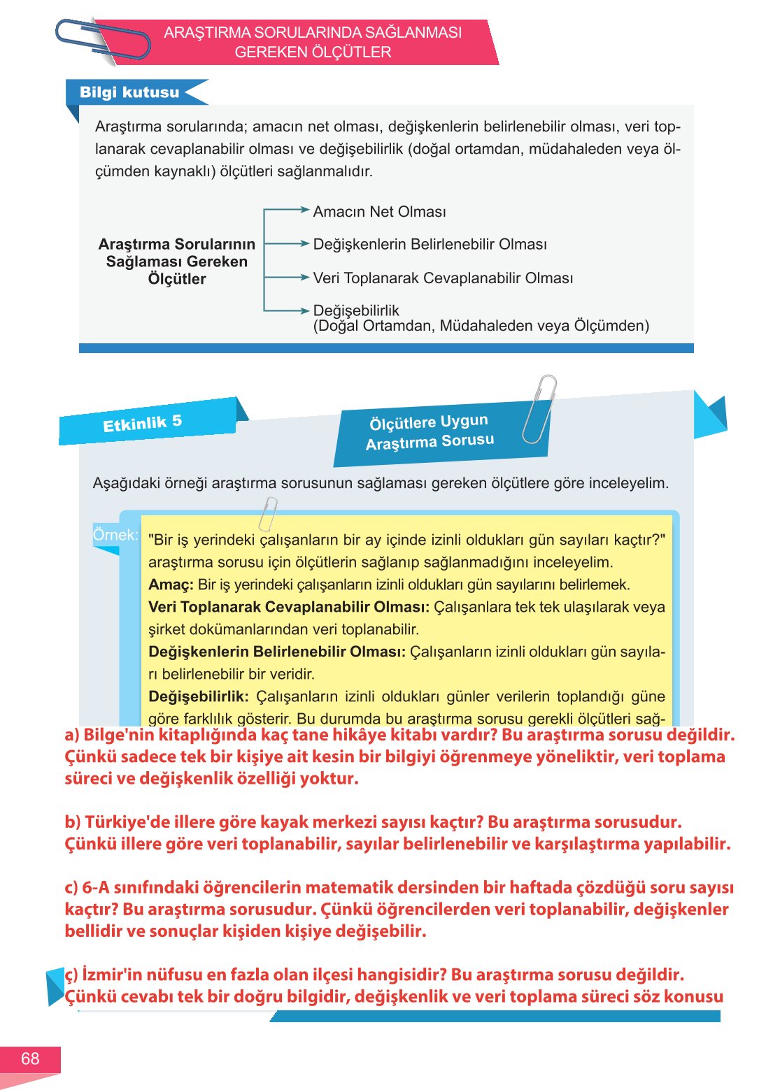 6. Sınıf Meb Yayınları Matematik Ders Kitabı Sayfa 68 Cevapları