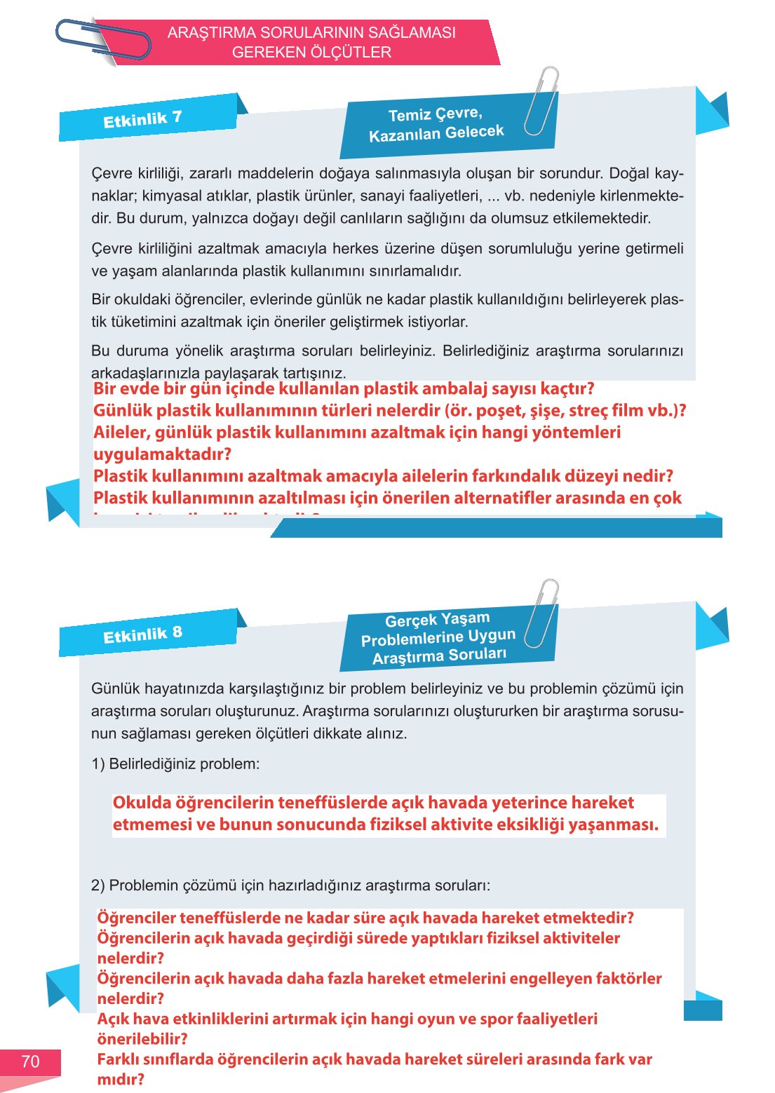 6. Sınıf Meb Yayınları Matematik Ders Kitabı Sayfa 70 Cevapları