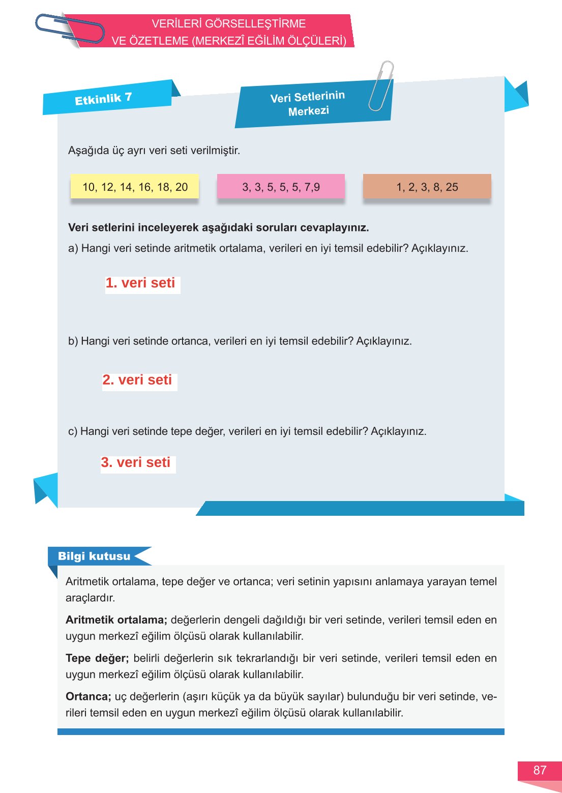 6. Sınıf Meb Yayınları Matematik Ders Kitabı Sayfa 87 Cevapları 6. Sınıf Meb Yayınları Matematik Ders Kitabı Sayfa 87 Cevapları