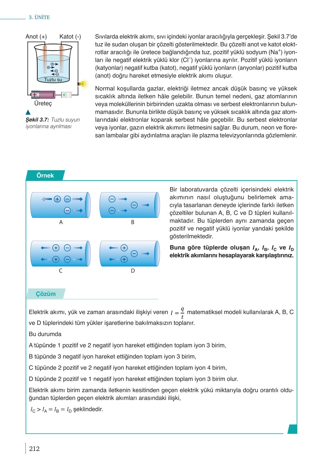 10. Sınıf Meb Yayınları Fizik Ders Kitabı Sayfa 212 Cevapları