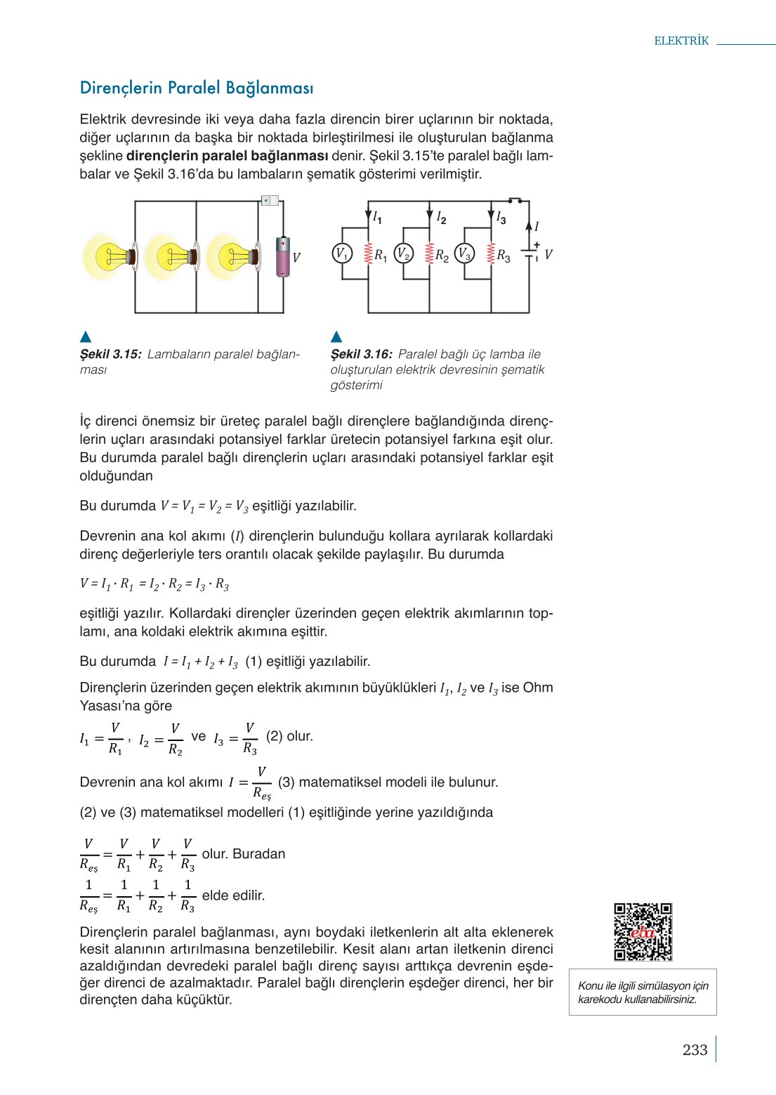 10. Sınıf Meb Yayınları Fizik Ders Kitabı Sayfa 233 Cevapları