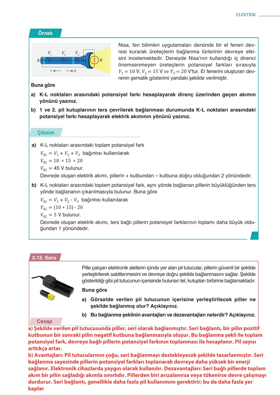 10. Sınıf Meb Yayınları Fizik Ders Kitabı Sayfa 245 Cevapları