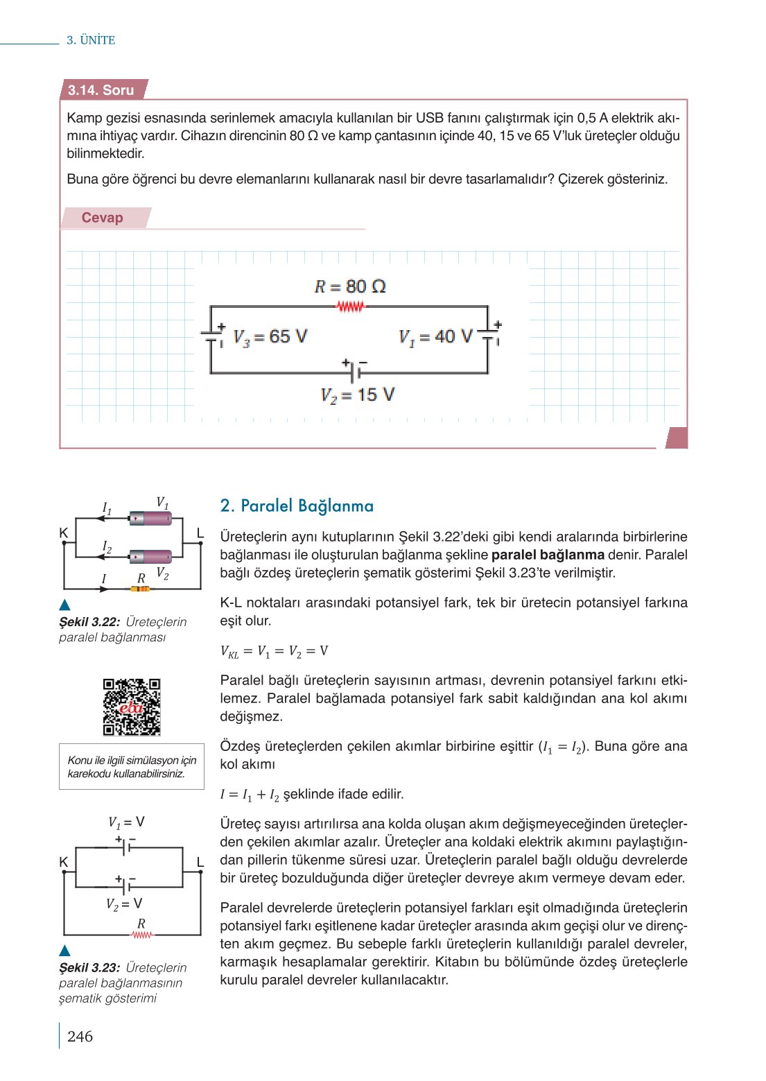10. Sınıf Meb Yayınları Fizik Ders Kitabı Sayfa 246 Cevapları