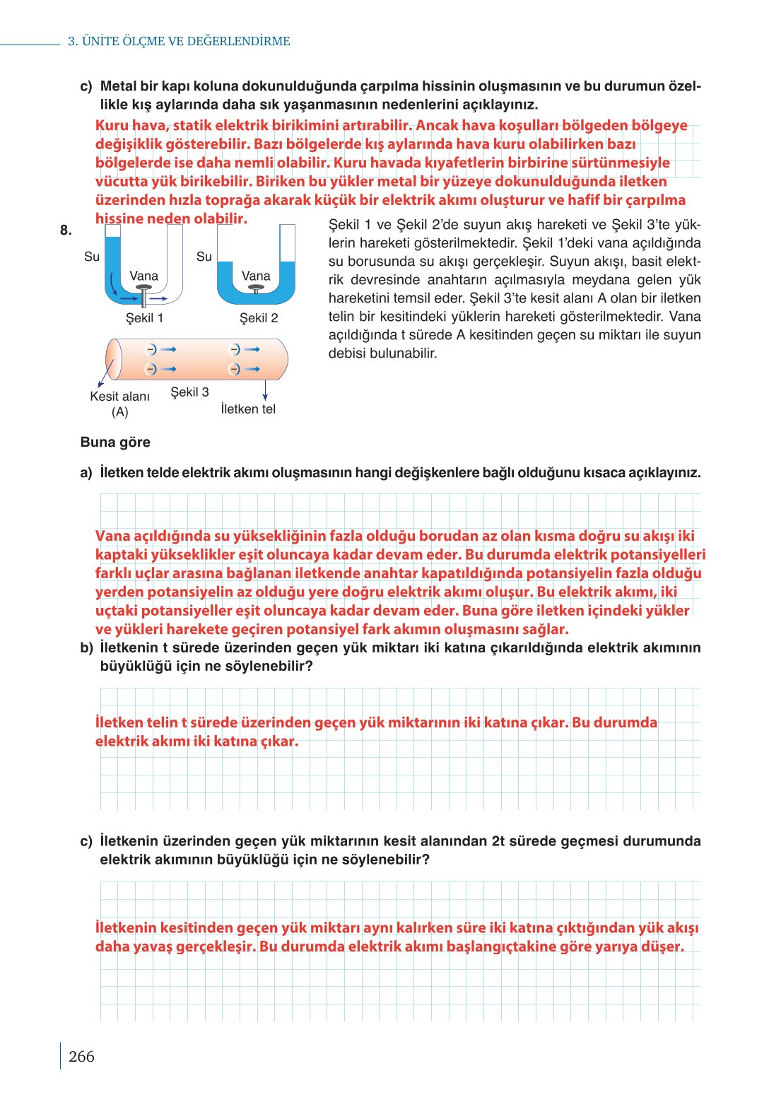 10. Sınıf Meb Yayınları Fizik Ders Kitabı Sayfa 266 Cevapları 10. Sınıf Meb Yayınları Fizik Ders Kitabı Sayfa 266 Cevapları