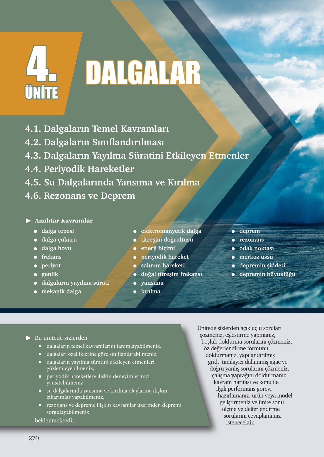 10. Sınıf Meb Yayınları Fizik Ders Kitabı Sayfa 270 Cevapları