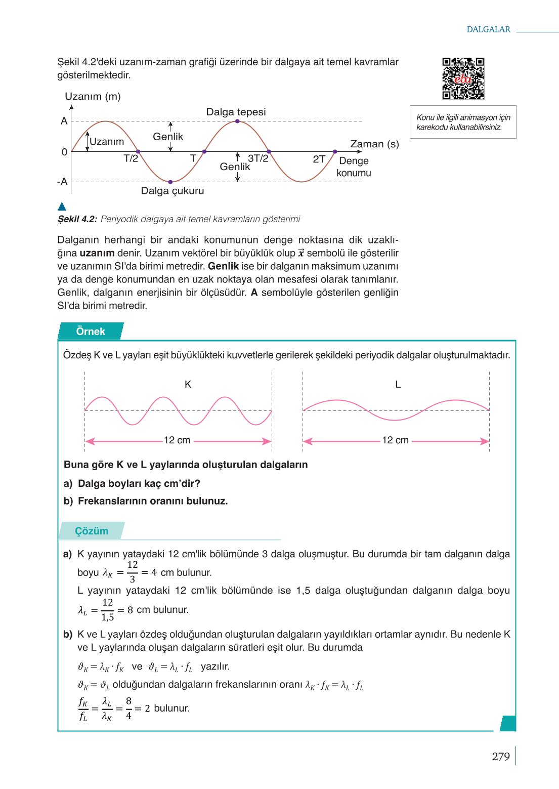 10. Sınıf Meb Yayınları Fizik Ders Kitabı Sayfa 279 Cevapları