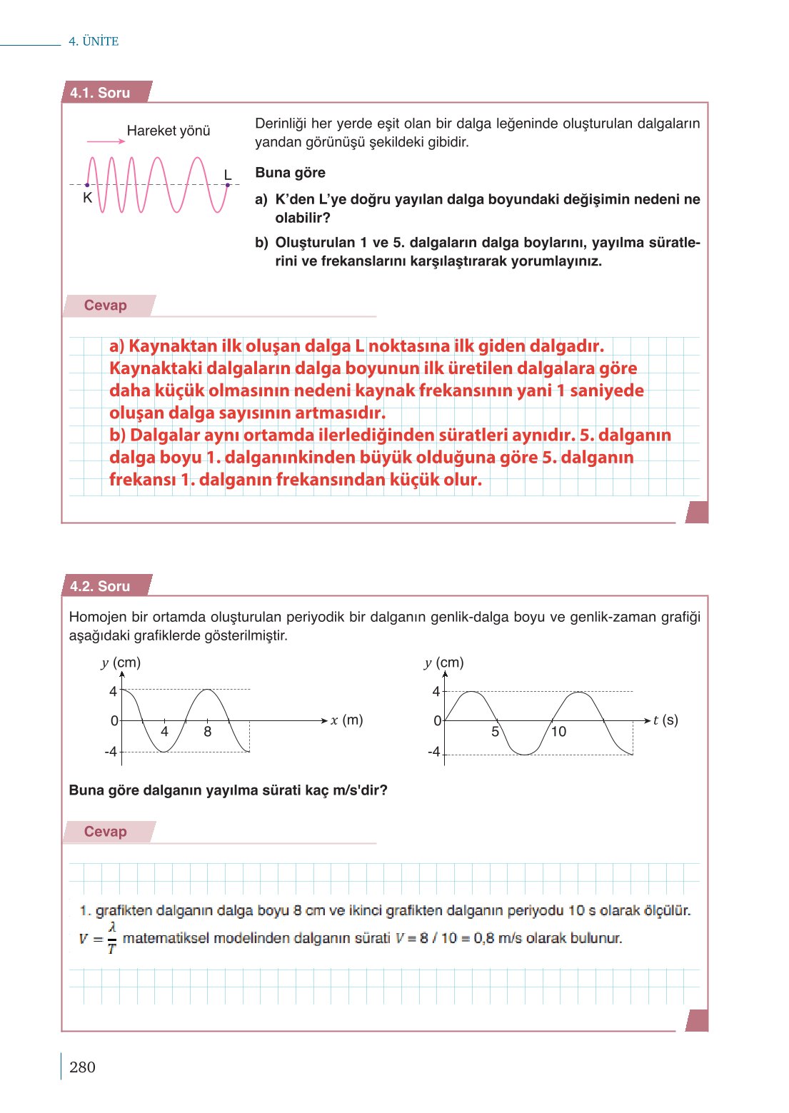 10. Sınıf Meb Yayınları Fizik Ders Kitabı Sayfa 280 Cevapları 10. Sınıf Meb Yayınları Fizik Ders Kitabı Sayfa 280 Cevapları
