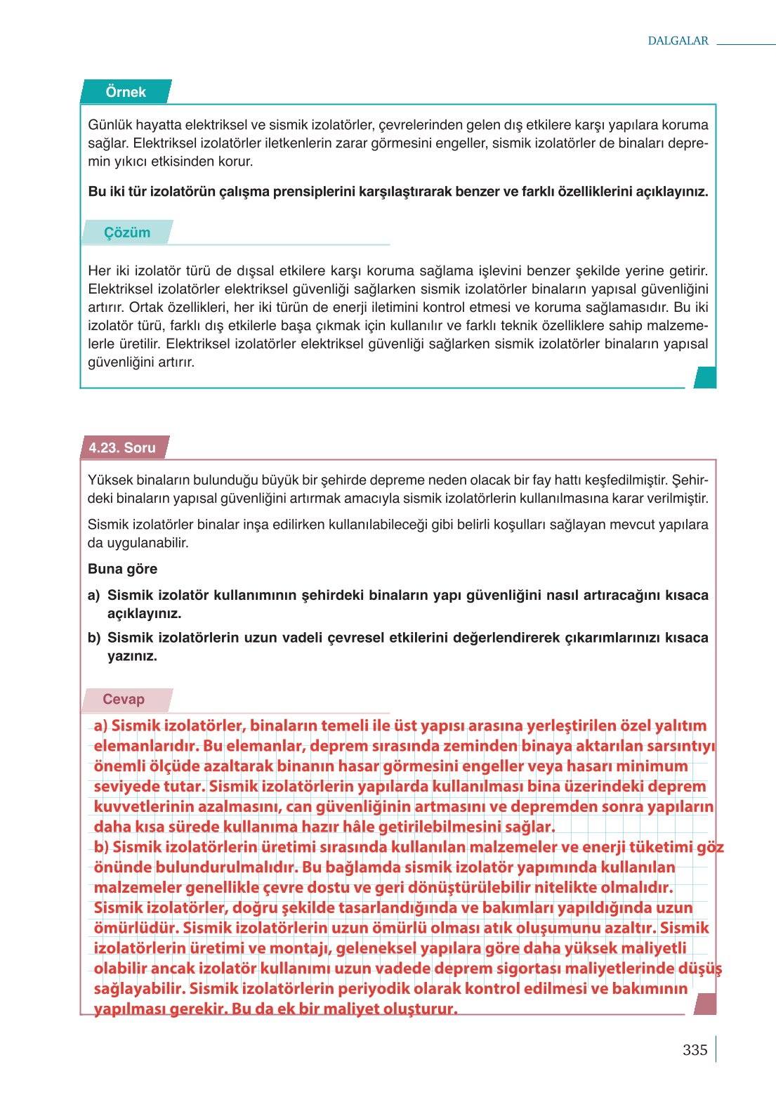 10. Sınıf Meb Yayınları Fizik Ders Kitabı Sayfa 335 Cevapları 10. Sınıf Meb Yayınları Fizik Ders Kitabı Sayfa 335 Cevapları