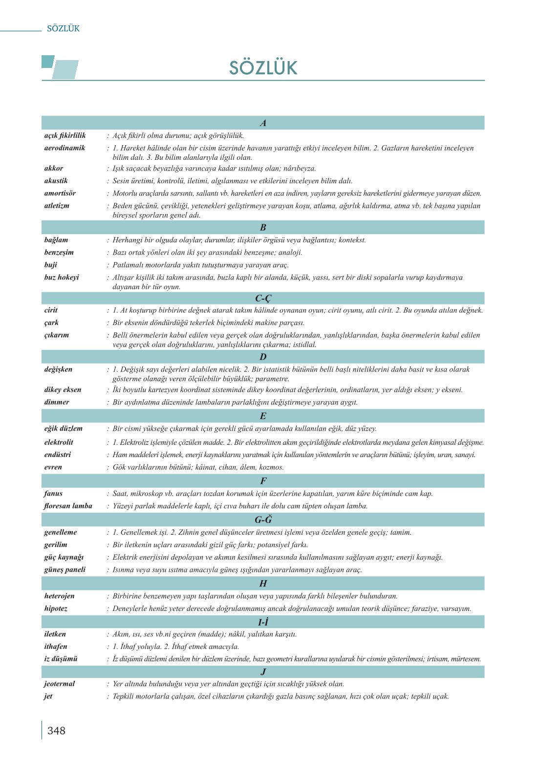 10. Sınıf Meb Yayınları Fizik Ders Kitabı Sayfa 348 Cevapları