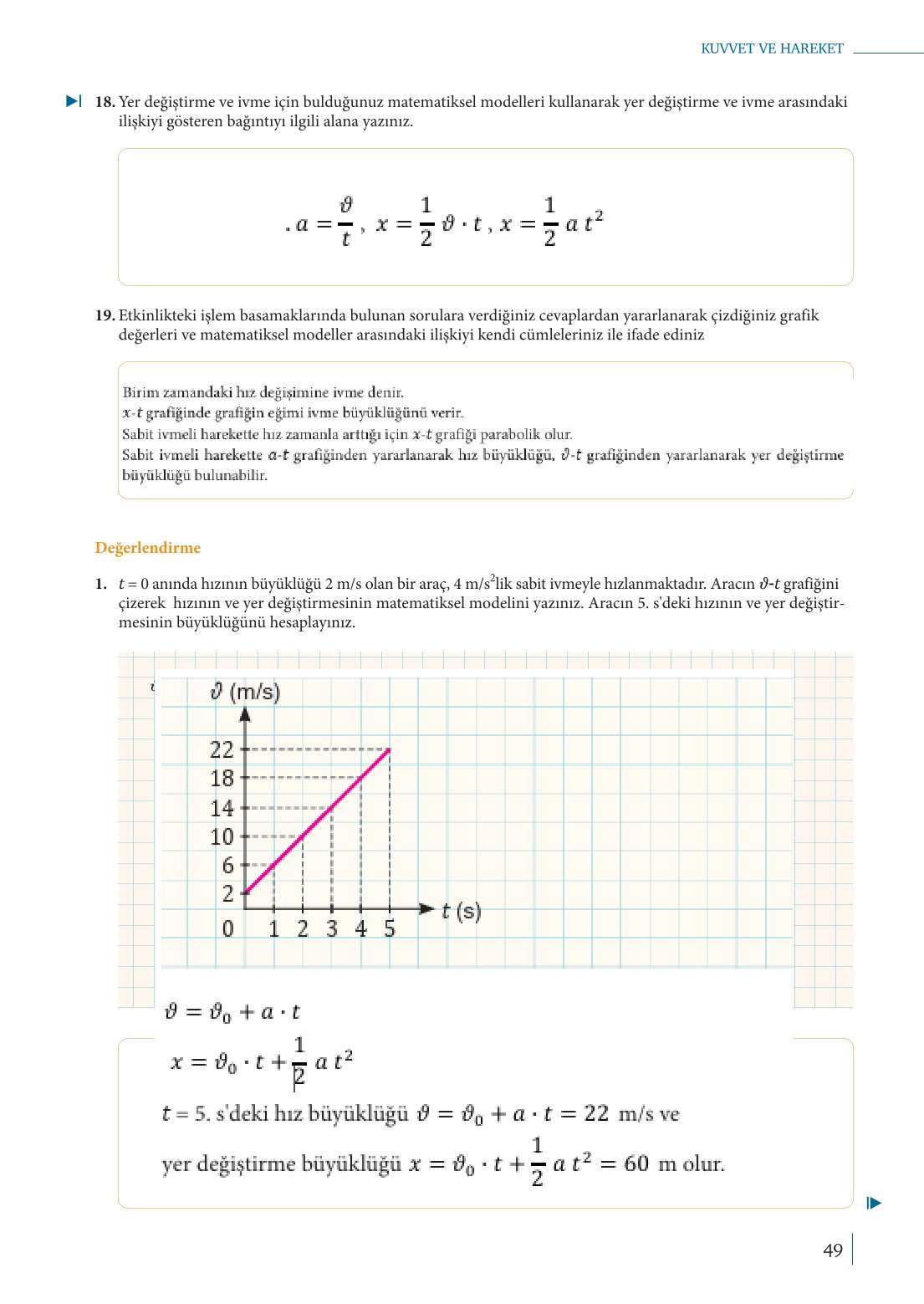 10. Sınıf Meb Yayınları Fizik Ders Kitabı Sayfa 49 Cevapları 10. Sınıf Meb Yayınları Fizik Ders Kitabı Sayfa 49 Cevapları