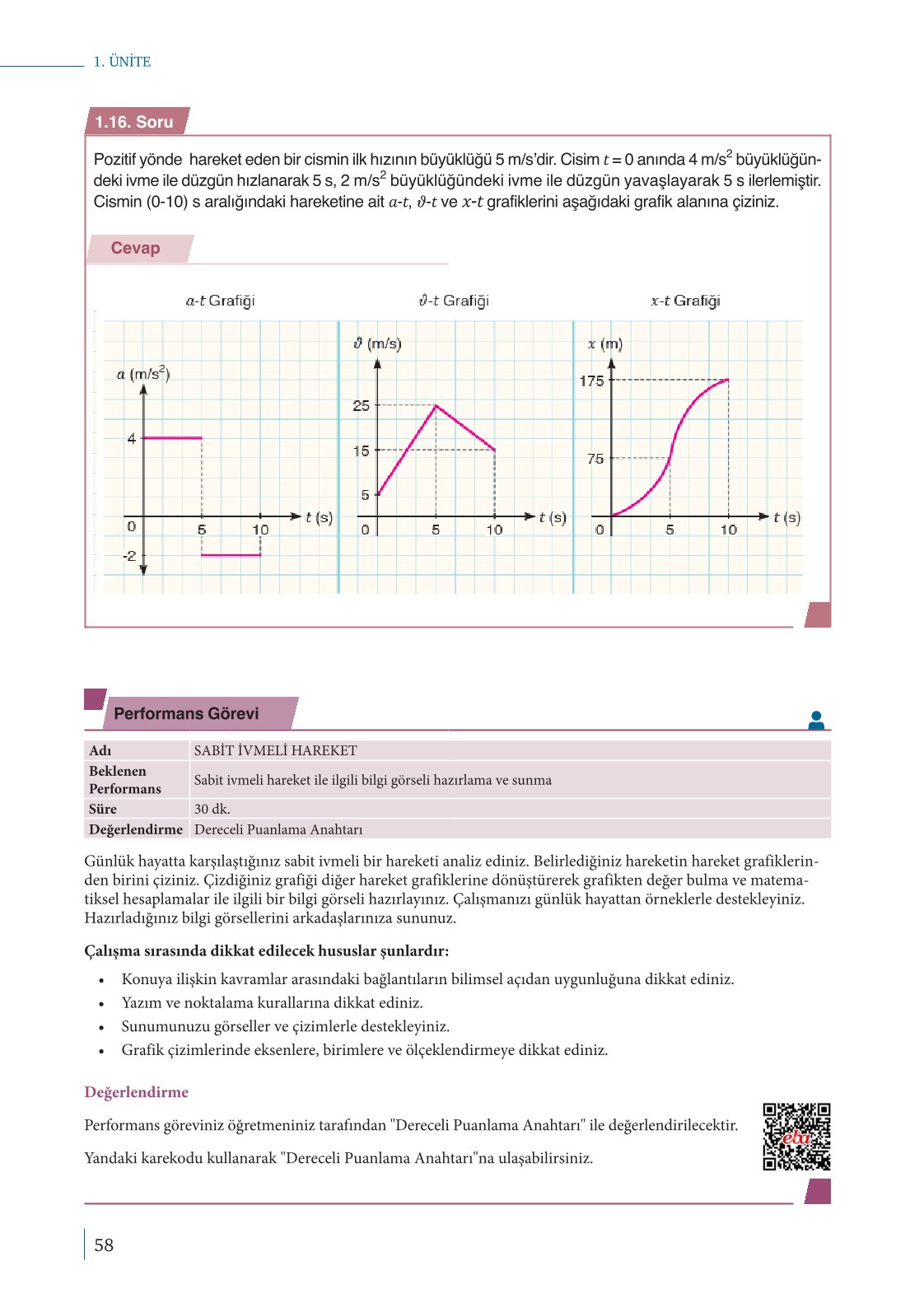 10. Sınıf Meb Yayınları Fizik Ders Kitabı Sayfa 58 Cevapları 10. Sınıf Meb Yayınları Fizik Ders Kitabı Sayfa 58 Cevapları