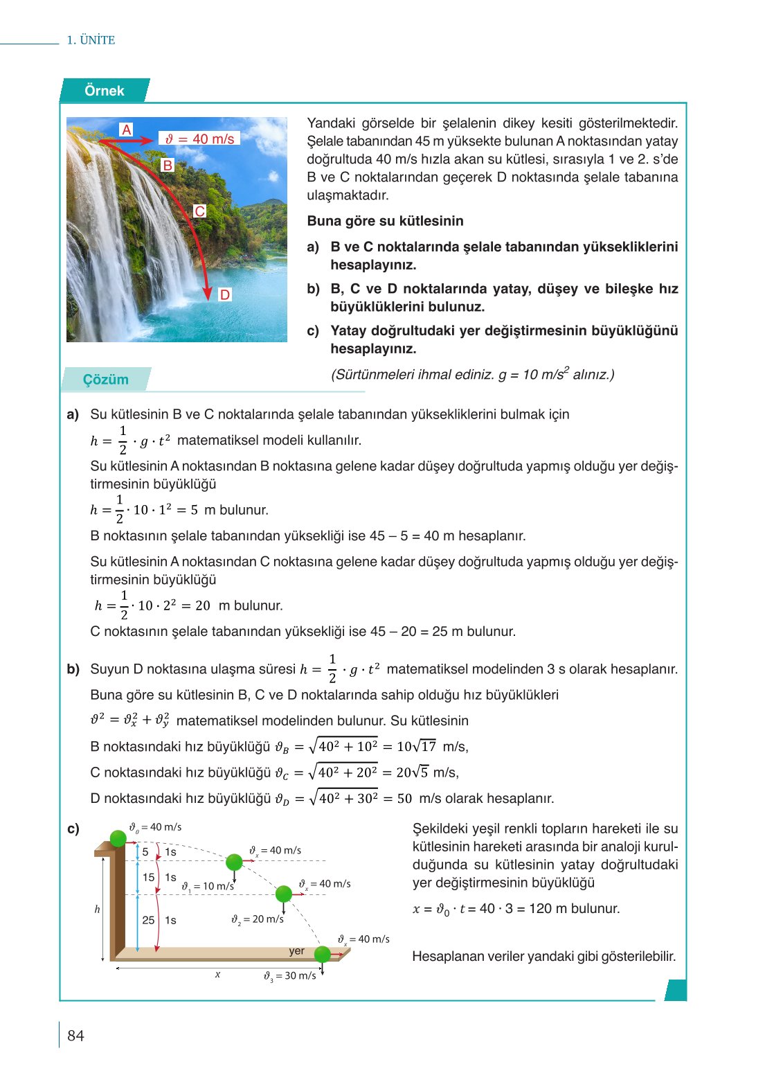 10. Sınıf Meb Yayınları Fizik Ders Kitabı Sayfa 84 Cevapları