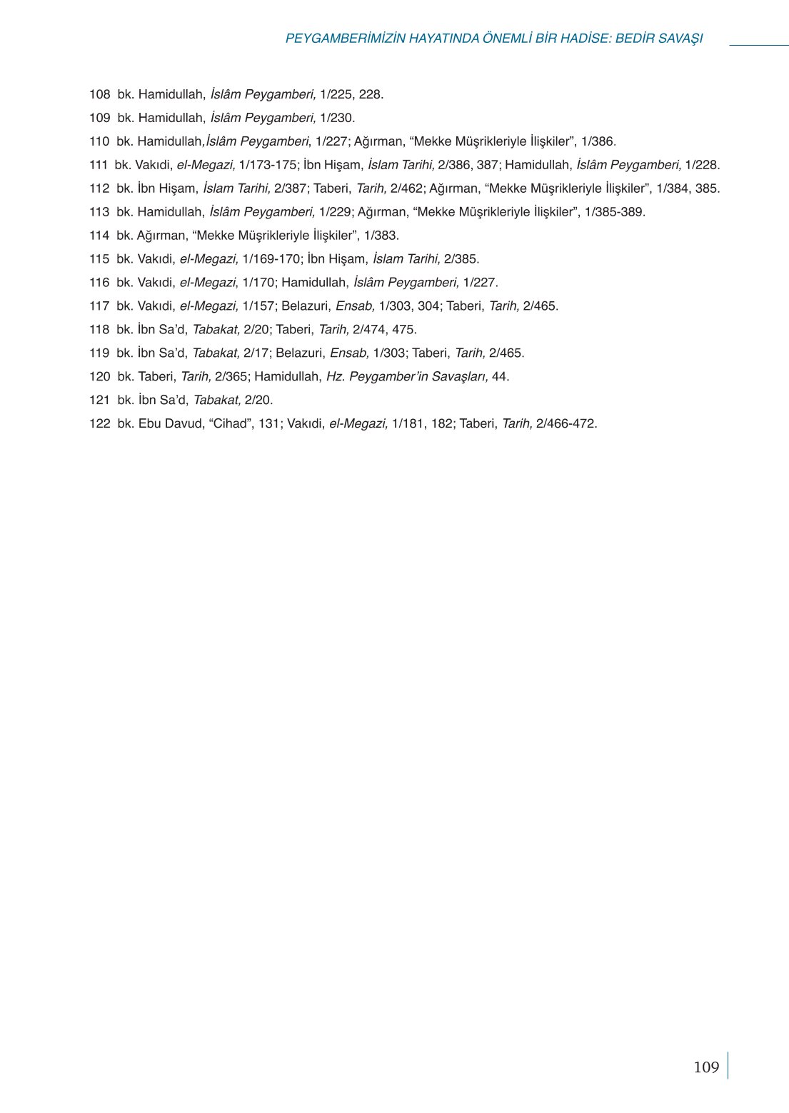 10. Sınıf Meb Yayınları Peygamberimizin Hayatı Ders Kitabı Sayfa 109 Cevapları