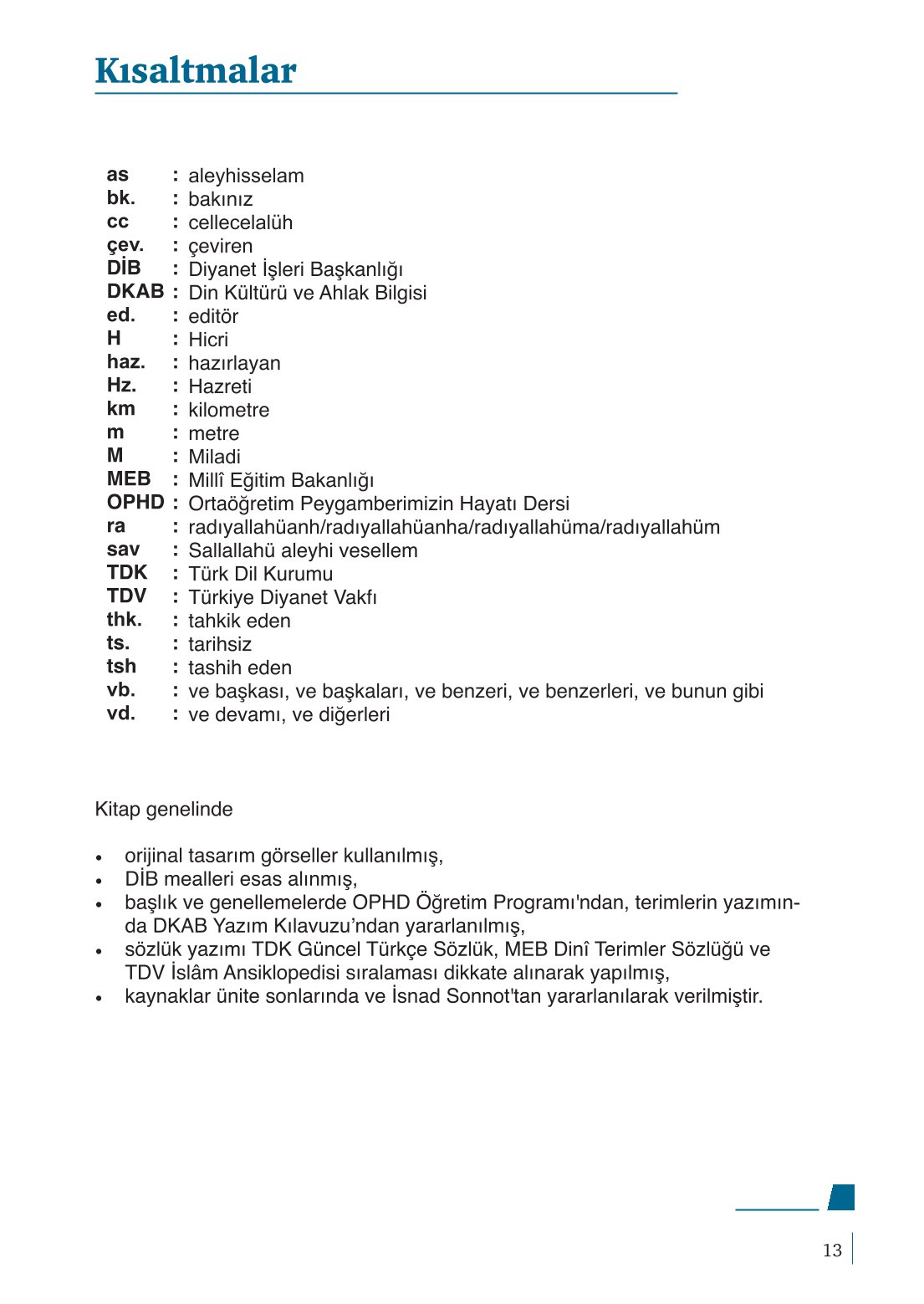 10. Sınıf Meb Yayınları Peygamberimizin Hayatı Ders Kitabı Sayfa 13 Cevapları